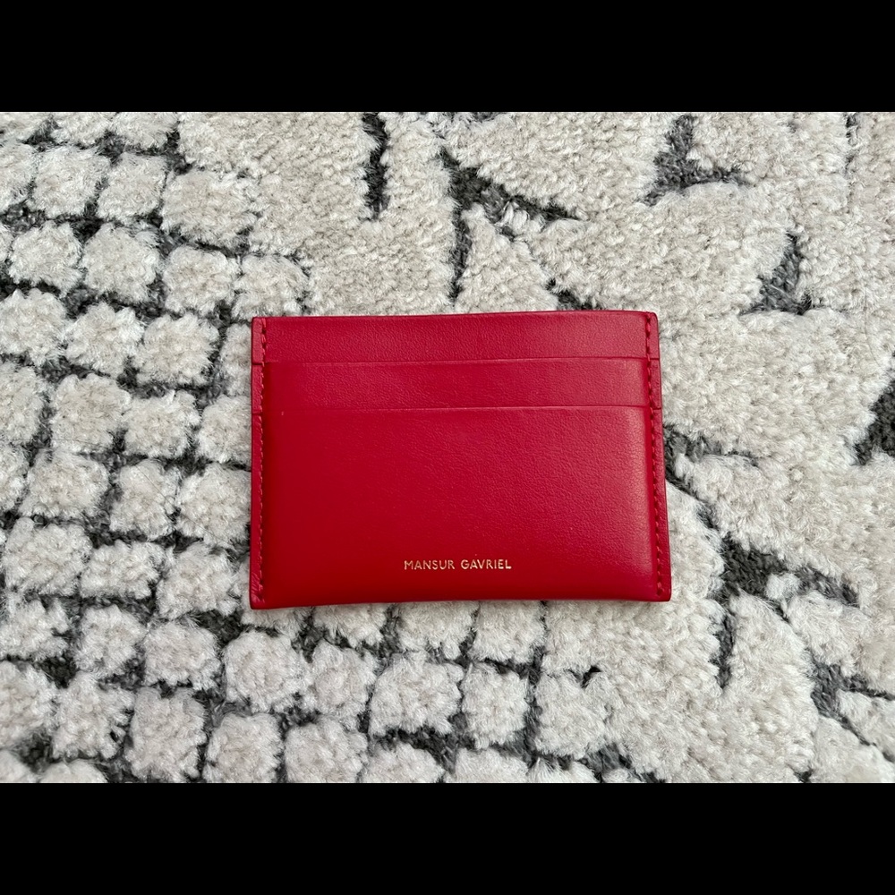 Mansur Gavriel Leather Card Holder